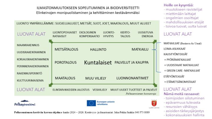 Luovien alojen hyödyntäminen hankkeessa