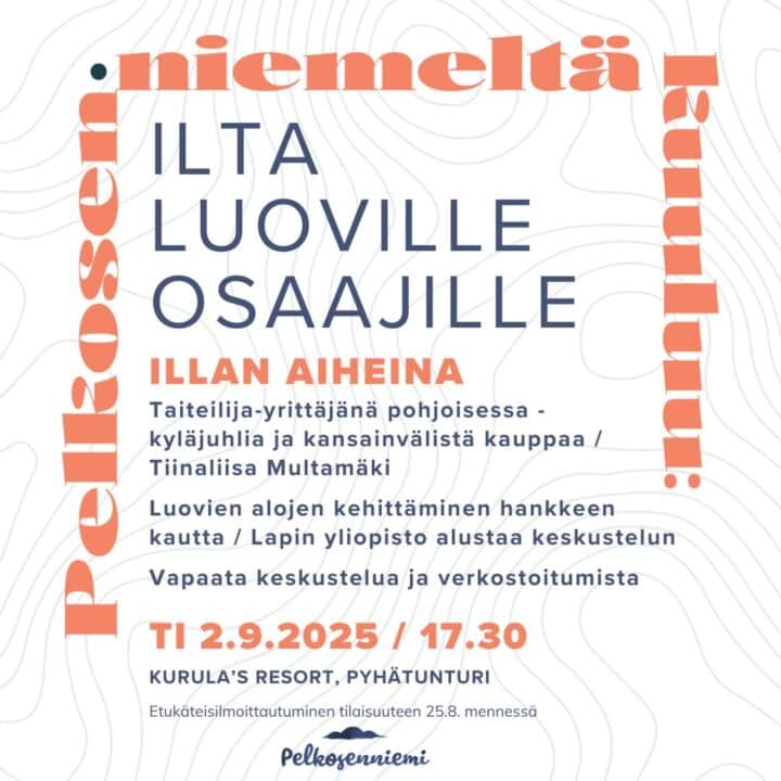 Luovien osaajien ilta 2.9. - mainos