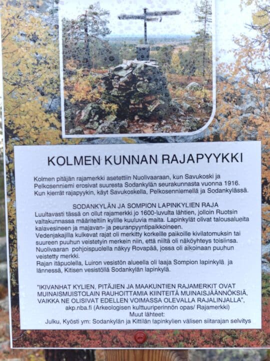 Kolmen kunnan rajapyykillä Nuolivaaralla